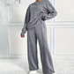 🔥 2026 Limited Deal – 50% KORTING 🔥 Dames Knusse 2-Delige Set | Comfortabele Lange Mouwen Top & Relaxed Broek – Moeiteloos Stijlvol
