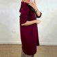 Oversized lange hoodiejurk met zakken voor dames