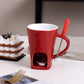 Keramische Chocolade Fondue Mok