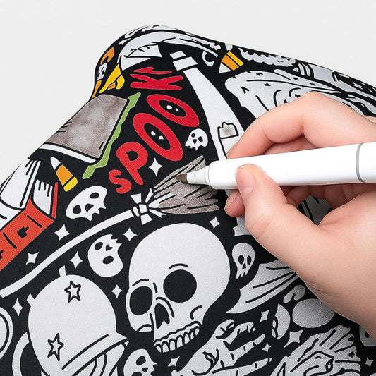 🎁 DIY-schilderdeken met viltstiften – Een personaliseerbare deken om in te kleuren