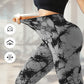 Trendy tie-dye yoga-legging voor vrouwen met buikcontrole