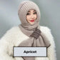 ❄️👩 Geïntegreerde Winddichte Muts Sjaal voor Dames – Warm Gebreid Ontwerp, Oorbescherming & Meerdere Kleuren (Veelzijdig voor Winteractiviteiten)!