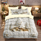 🎄 NU 50% KORTING! ✨ Feestelijke kerstset van 3-delige dekbedovertrekken - zacht geborsteld polyester met kerstmotieven voor een gezellige seizoensdecoratie 🛏️❤️