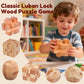 🔥 50% KORTING! ✨ Luban Lock Houten Puzzel - Stimuleert Ruimtelijke Intelligentie, Natuurlijk Houtontwerp, Educatief Familiespel 🧩🤲