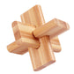 🔥 50% KORTING! ✨ Luban Lock Houten Puzzel - Stimuleert Ruimtelijke Intelligentie, Natuurlijk Houtontwerp, Educatief Familiespel 🧩🤲