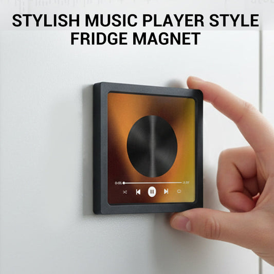 Stijlvolle muziekspeler-koelkastmagneet