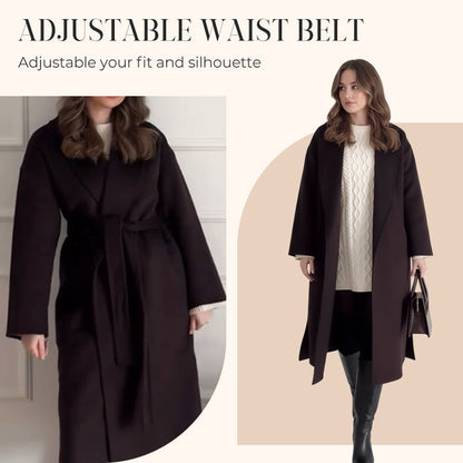 🧥Dames veelzijdige effen kleurige losse trenchcoat