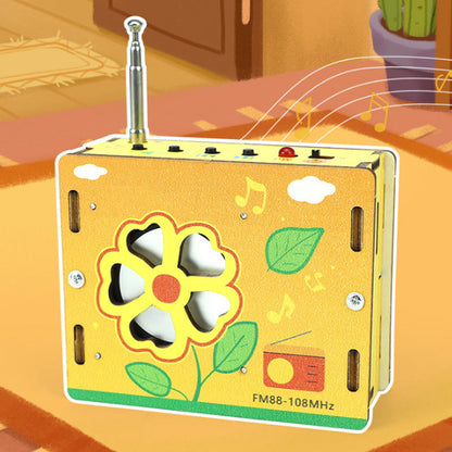 💥BLACK FRIDAY SALE 50% KORTING💥Educatief kinderspeelgoed DIY miniradio