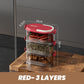 🔥 50% korting! 🌶️ Multi-laags Afgesloten Specerijen Organizer – Luchtdicht, stijlvol & ruimtebesparend voor elke keuken! 🧂✨