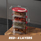 🔥 50% korting! 🌶️ Multi-laags Afgesloten Specerijen Organizer – Luchtdicht, stijlvol & ruimtebesparend voor elke keuken! 🧂✨