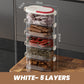 🔥 50% korting! 🌶️ Multi-laags Afgesloten Specerijen Organizer – Luchtdicht, stijlvol & ruimtebesparend voor elke keuken! 🧂✨