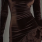 🎁2026 Nieuw binnen 50% KORTING💥✨Elegante asymmetrische jurk met kant voor dames