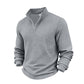 🔥 50% KORTING | Heren Pullover Sweatshirt met Kwartrits & Jacquardpatroon – Comfort & Stijl in Één