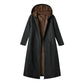 🔥Vintage lange jas met capuchon en zachte voering voor dames