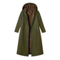 🔥Vintage lange jas met capuchon en zachte voering voor dames