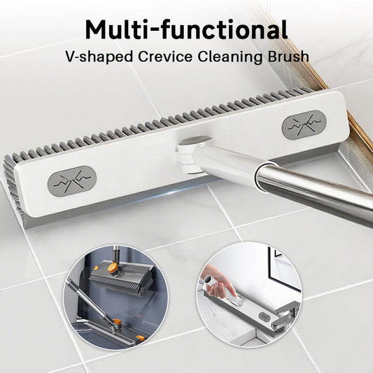 Multifunctionele V-vormige spleetreinigingsborstel