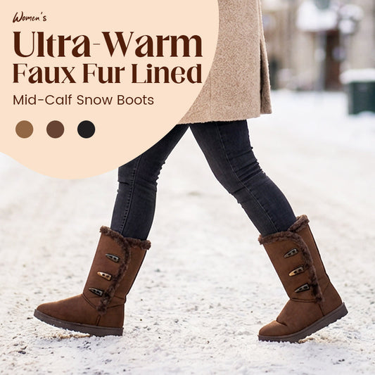 👢 Chique winterlaarzen met zachte voering – Halfhoog, superwarm en perfect voor het seizoen! ❄️✨