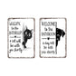 🎁2026 Nieuw binnen 50% KORTING💥Cute Cat Bathroom Decor Sign