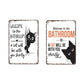 🎁2026 Nieuw binnen 50% KORTING💥Cute Cat Bathroom Decor Sign