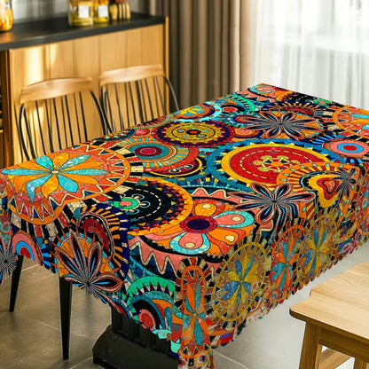 📢📢50% KORTING! 🎨 Decoratief bedrukt tafelkleed – waterdicht, hittebestendig en antislip voor elke gelegenheid! 🍽️✨