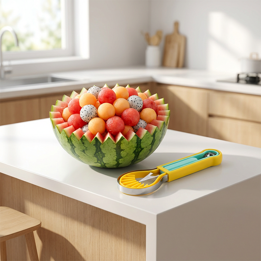 🎁2026 Nieuw binnen 50% KORTING💥Multifunctionele Fruit Meloen Ballenlepel Set