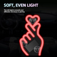 🚗💡 Laat je auto liefde uitstralen💖 Nieuwjaarsactie: Zonne-energie LED Autolamp – Vingerhart Design -50%
