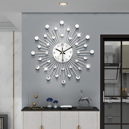 🎁2026 Nieuw binnen 50% KORTING💥💫Stijlvolle Strass-Wandklok | Stil & Elegant Voor Jouw Interieur🕰️✨