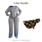 🎁2026 Nieuw binnen 50% KORTING💥Dames Lange Mouw Top en Wijde Broek 2-Delige Set