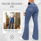 🎁2026 Nieuw binnen 50% KORTING💥👖Dames high-waist stretch flared denim jeans🚀