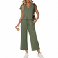 🎁2026 Nieuw binnen 50% KORTING💥Outfit met top met korte mouwen en wijde broek
