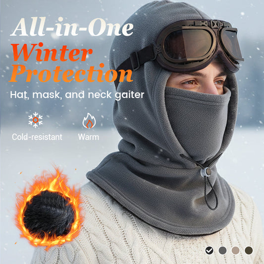 🎁2026 Nieuw binnen 50% KORTING💥Thermische balaclava-gezichtsmasker met trekkoord