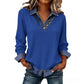 🎁2026 Nieuw binnen 50% KORTING💥👕Trendy damestop met patchwork denim kraag