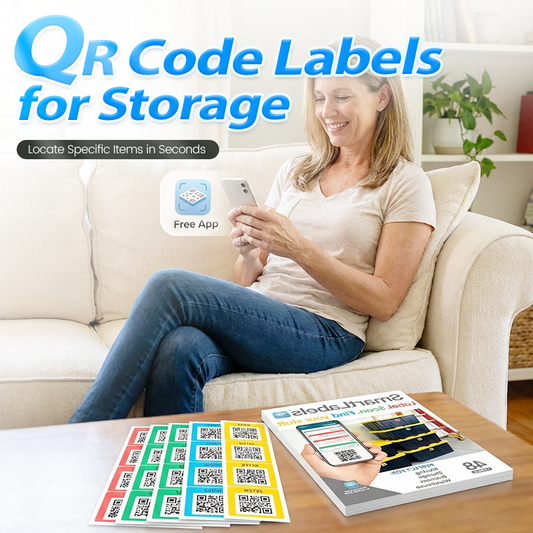🎁2026 Nieuw binnen 50% KORTING💥QR-code-etiketten voor opslag