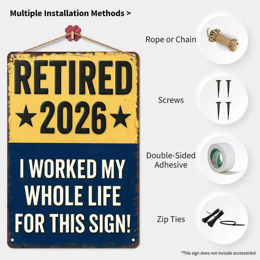 🎁2026 Nieuw binnen 50% KORTING💥Vintage metalen bord – Retro bar- en caféwanddecoratie
