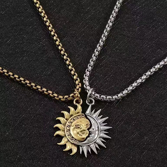 🎉Nieuwjaars Cadeau 50% KORTING!✨ Zon & Maan Partnerkettingen Set – Symbolische Koppelsieraden & Betekenisvol Cadeau!