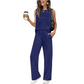 🎁2026 Nieuw binnen 50% KORTING💥Damesmouwloze top & broek met trekkoord set