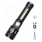 💘Valentijnsaanbieding: 50% Korting!🔦Multifunctionele LED-Zaklamp met Zoom & Batterijindicator – Ultra-Heldere Lange Reikwijdte!