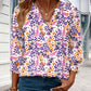 🎁2026 Nieuw binnen 50% KORTING💥Damesmode 3/4 mouwen V-hals blouse