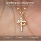 🎁2026 Nieuw binnen 50% KORTING💥💎 Dainty Petal Chain Necklace with Initial Charm – Adjustable, Sparkling & Faith-Inspired Design ✨📿