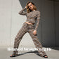 🎁2026 Nieuw binnen 50% KORTING💥Gestreepte gebreide top en broek voor dames, 2-delige set