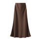 🔥 AANBIEDING – Glanzende Satijnen Rok met Hoge Taille | Tijdloos, Elegant & Nu 50% Korting