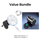 💘Valentijnsaanbieding: 50% Korting!🚗RGB Magnetische Draadloze Autoladerhouder – 15W Snel Laden & 360° Rotatie