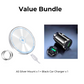 💘Valentijnsaanbieding: 50% Korting!🚗RGB Magnetische Draadloze Autoladerhouder – 15W Snel Laden & 360° Rotatie