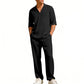 🎁2026 Nieuw binnen 50% KORTING💥Casual herenshirt met korte mouwen en broek