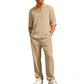 🎁2026 Nieuw binnen 50% KORTING💥Casual herenshirt met korte mouwen en broek