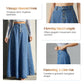 📢📢 50% KORTING!!👗 Vintage A-lijn maxirok – hoog taille, tijdloos & veelzijdig! ✨🌸