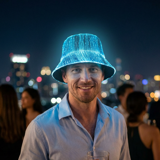 🎁2026 Nieuw binnen 50% KORTING💥Lichtgevende Glasvezel Bucket Hat