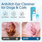 💥【LIMITED TIME 50% OFF】🔥 Oorreiniger voor Katten en Honden | Natuurlijke Plantenextracten | Mild & Antibioticavrij | Siliconen Punt | 120ml