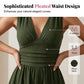 👗Women's Sleeveless V-Neck Ruched Waist Romper