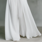 🎁2026 Nieuw binnen 50% KORTING💥Elegante witte maxi-jurk met plooien en hoge hals